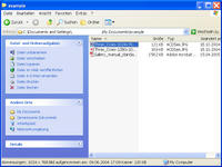 Add item with the Publish XP Wizard, windows explorer